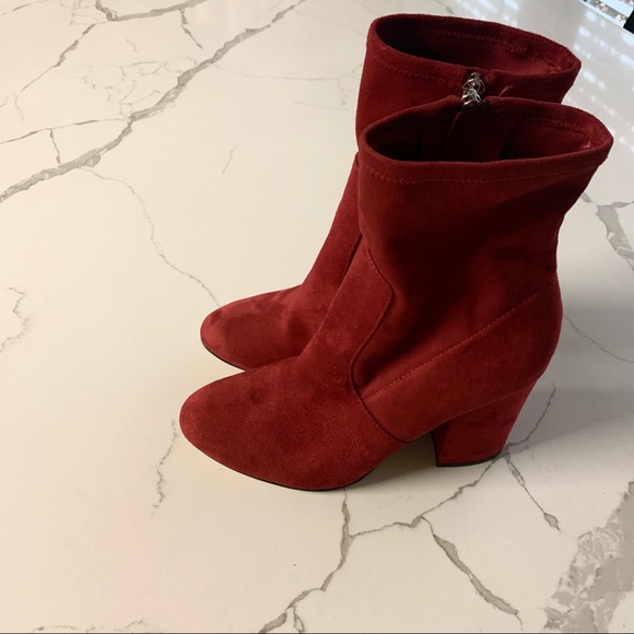 Marc Fisher • Red booties • 8.5 • Great condition! - Picture 4 of 9